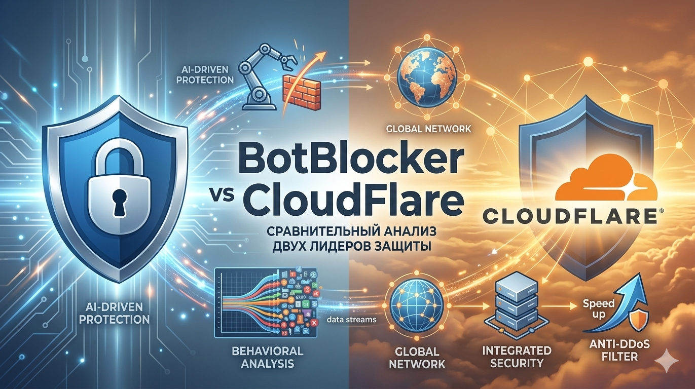 BotBlocker проти Cloudflare: чому універсальний щит не рятує WordPress